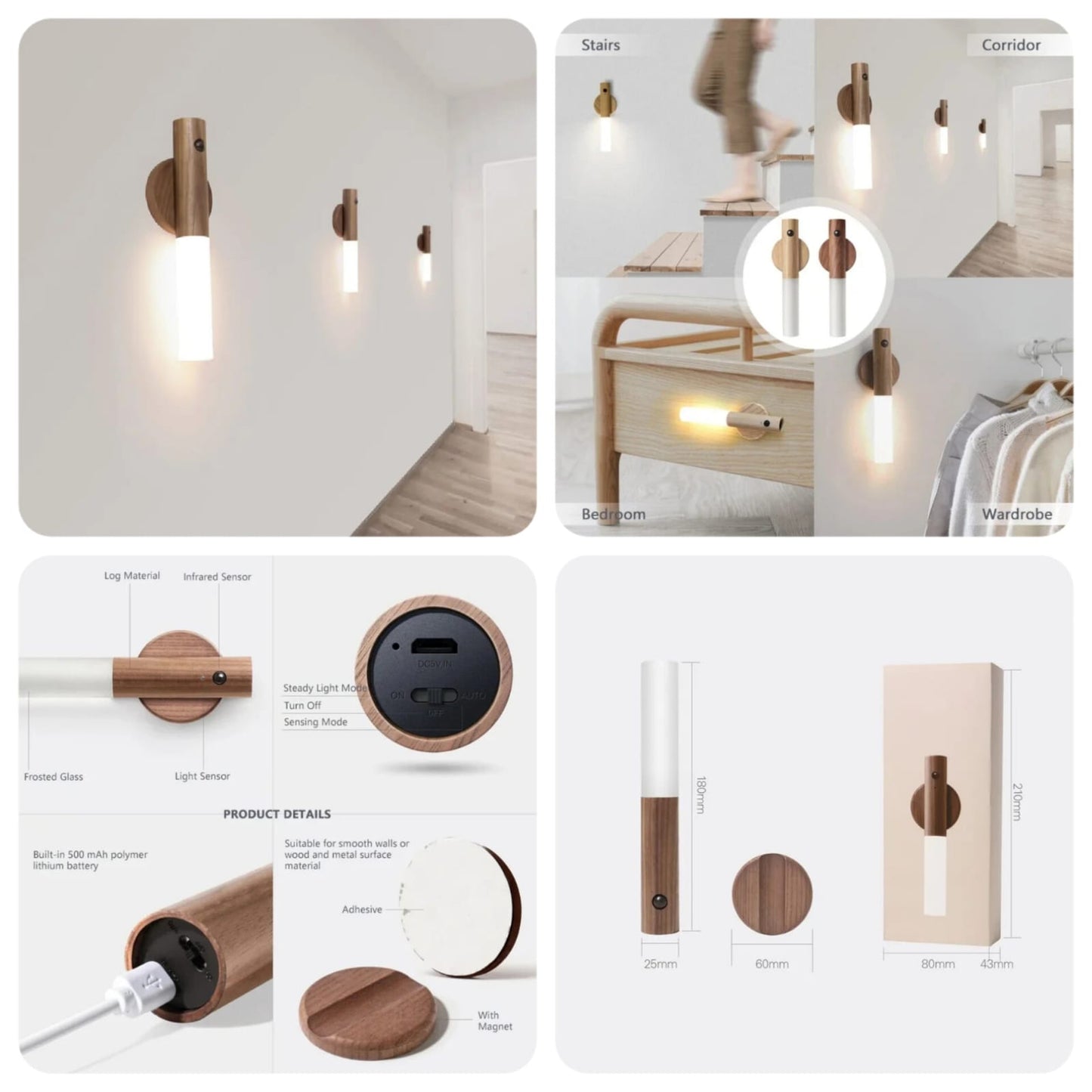 Lampe à induction intelligente avec capteur de mouvement