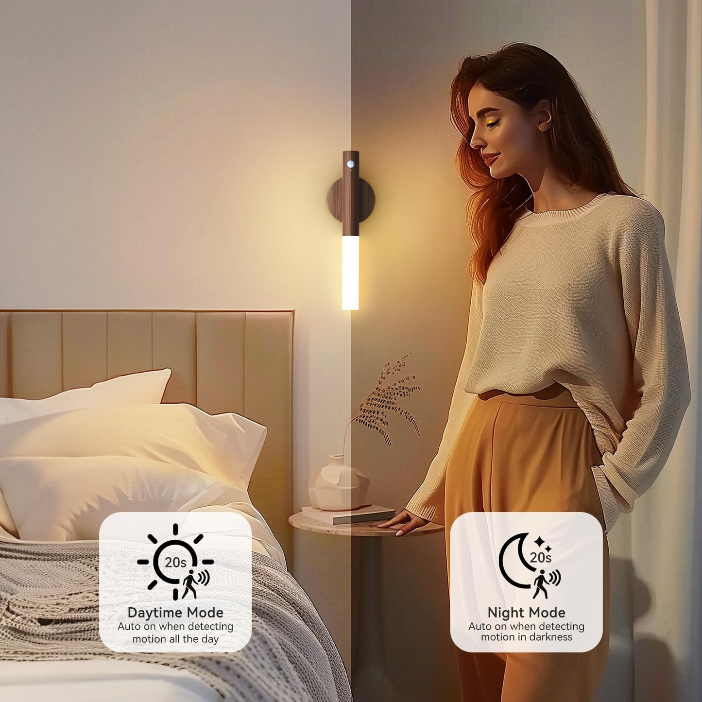 Lampe à induction intelligente avec capteur de mouvement