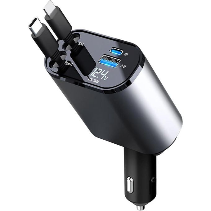 Chargeur retractable 4 en 1