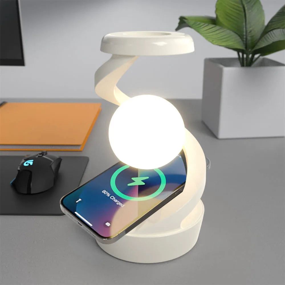 Lampe à suspension rotative