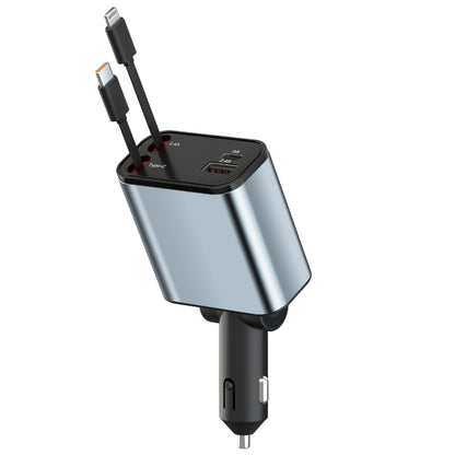 Chargeur retractable 4 en 1