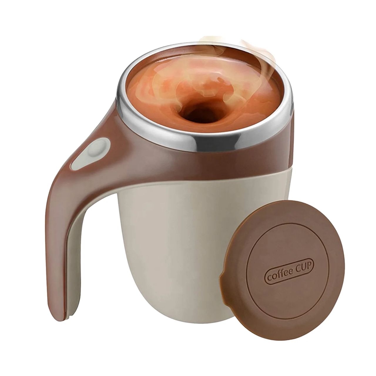 Tasse Auto-Mélangeuse – Mug Électrique avec Agitateur Magnétique Amovible
